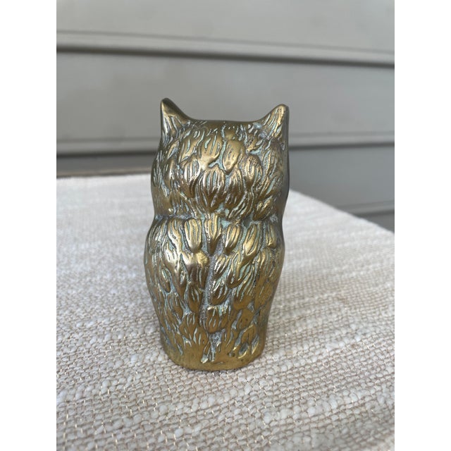 Add a touch of timeless elegance to your home decor with this charming solid brass owl figurine. Crafted from high-quality...
