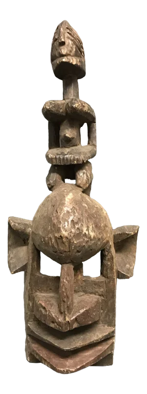 1980s African Dogon Painted Mask