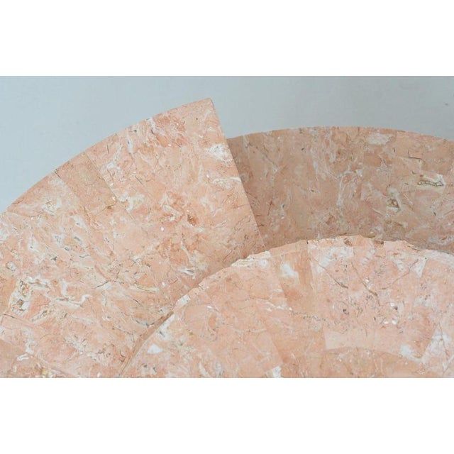 Round Sculptural Mactan Stone Coffee Table, Belgium, 1970s For Sale - Image 10 of 18