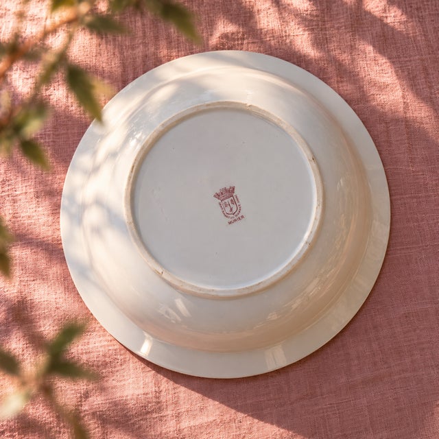 19th Century French Mûrier Collection Salad Bowl from St Amand For Sale - Image 4 of 8