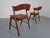 Wood Teak Dining Chairs in Teak by Korup Stolefabrik, Denmark, 1960s, Set of 2 For Sale - Image 7 of 17