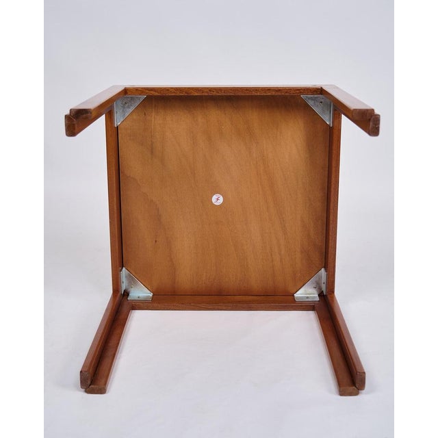 Brown Side Table in Teak by Illum Wikkelsø, 1960s For Sale - Image 8 of 10