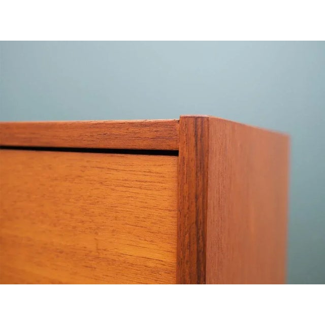 Vintage Danish Teak Chest of Drawers, 1960s For Sale - Image 10 of 15
