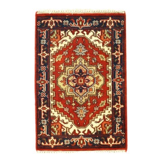 Pasargad DC Fine Hand Knotted Persian Serapi Design Rug For Sale
