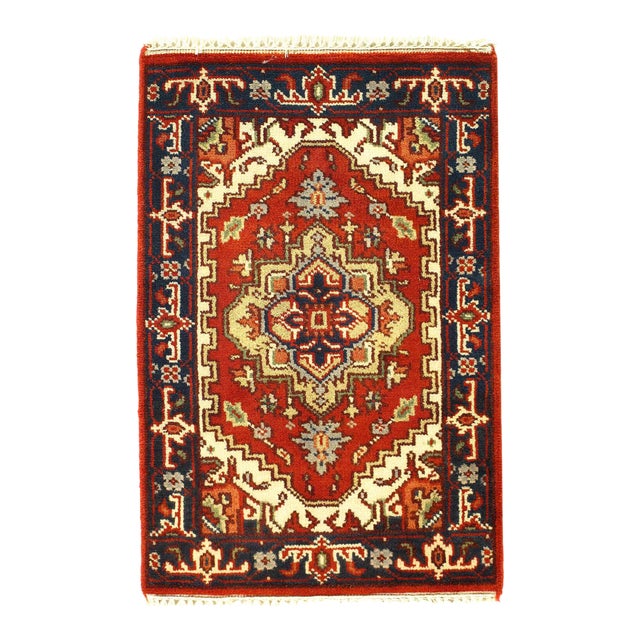 Pasargad DC Fine Hand Knotted Persian Serapi Design Rug For Sale