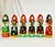 Vintage Boho Chic Folk Art Russian Hand Crafted Christmas Ornaments - Set of 6, Large For Sale - Image 6 of 9