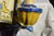 Vintage Mediterranean Portuguese Fábrica Sant'Anna Hand-Painted Ceramic Sconces - Pair For Sale In Chicago - Image 6 of 6