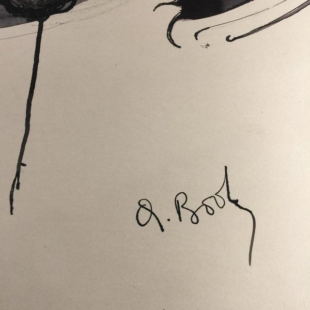 Anne Body, The Great Combat, Mixed Media on Paper, 1965 For Sale - Image 11 of 15