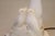 1930s Art Deco Carved Alabaster Marble Two Love Birds Sculpture FairyTable Lamp Italy For Sale - Image 10 of 14