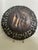 Mid 20th Century Vintage Egyptian Brass and Mixed Metals Plate of Three Musicians For Sale - Image 5 of 11