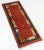 Traditional Pasargad Red Persian Gabbeh Runner For Sale - Image 3 of 4