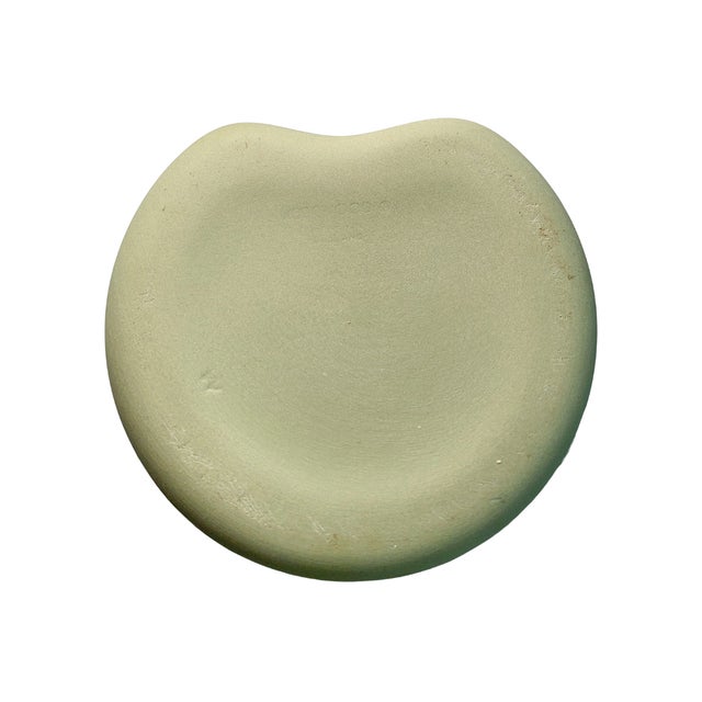 Green Vintage Green Wedgwood Jasperware Classical Trinket Box With White Reliefs For Sale - Image 8 of 8