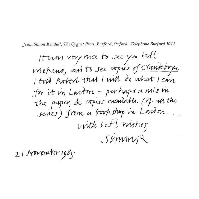 White "Raymond Erith Architect" 1985 Archer, Lucy For Sale - Image 8 of 16