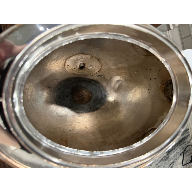 Antique 19th-Century Egyptian Revival Silver-Plated Samovar With Sphinx Finial For Sale - Image 15 of 16