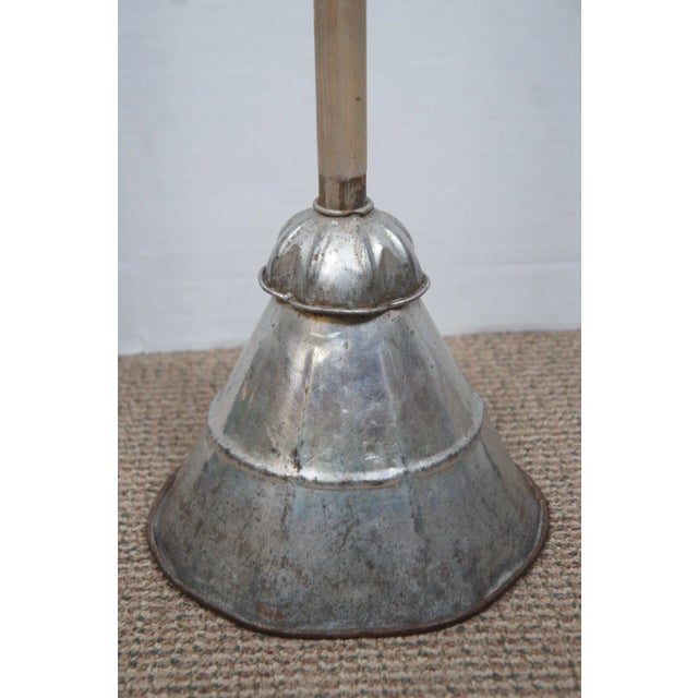 Early 20th Century Primitive Antique Metal Washer Plunger Dolly Laundry Wash Tub Agitator- Set of 2 For Sale - Image 4 of 12