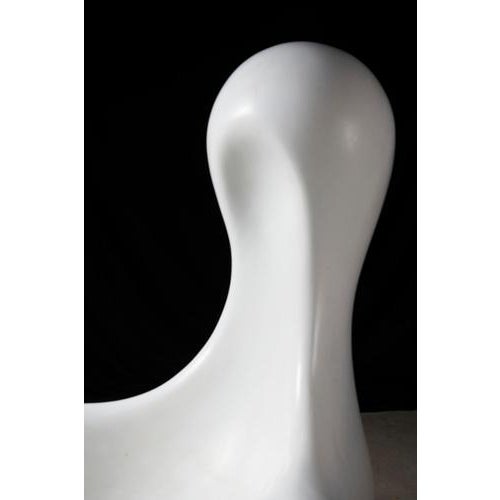 1970s Kortekaas Chair in White Fiberglass, 1970 For Sale - Image 5 of 15