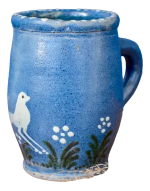 Ceramic Bird Pitcher from Soufflenheim