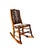 Early 20th Century Early 20th Century Reupholstered Rocking Chair For Sale - Image 5 of 10