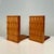 This high quality set of two wooden bookends was handcrafted during the 1950s in Germany. These beautiful pieces in solid...