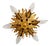 Italian Ceiling Light in Gilded Metal from Banci Firenze, 1970 For Sale