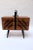 Mid-Century Modern Mid-Century American Modern Stained Oak Extendable Sewing Stand For Sale - Image 3 of 13