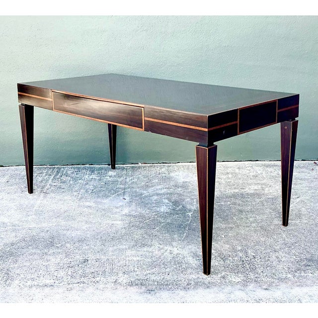 Contemporary Vintage Alfonso Marina “Allier” Writing Table For Sale - Image 3 of 12