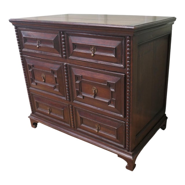 Small Georgian Oak Chest of Drawers For Sale