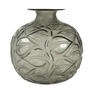 Vintage Grey Sophora Vase by René Lalique