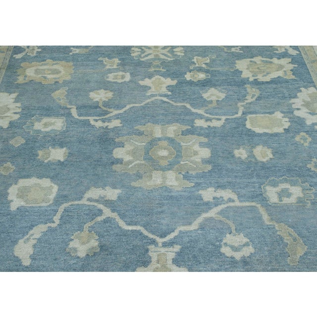 Turkish Oushak Rug 11'8" x 14'11" #18516 For Sale In Houston - Image 6 of 8