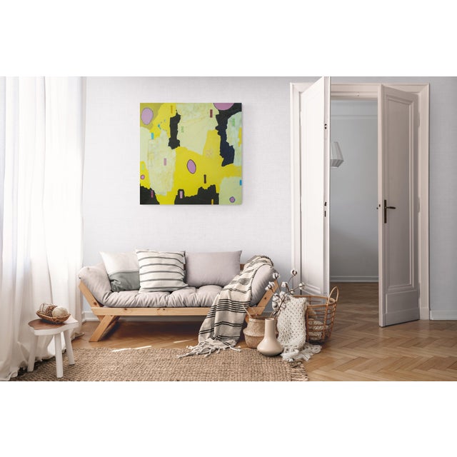 Resolve #04 — 36x36 Contemporary Geometric Abstract Oil Painting For Sale In New York - Image 6 of 6