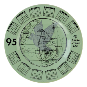 Vintage Italian Calendar Plate from Lanka Ceramic, 1995