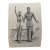 Original Signed Graphite Illustration of Couple Walking Along the Beach, 11 X 8 In. For Sale