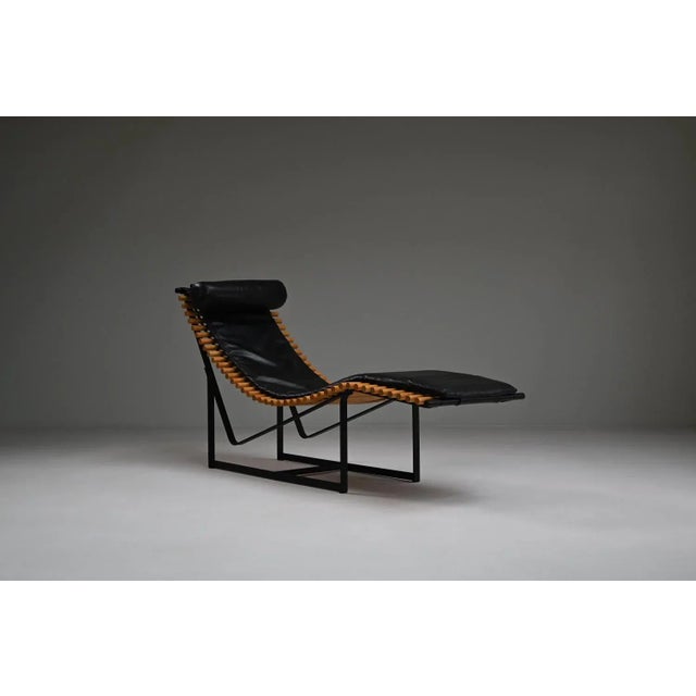 Spine Back Chaise Longue from Peter Strassl, Germany, 1970s For Sale - Image 9 of 9