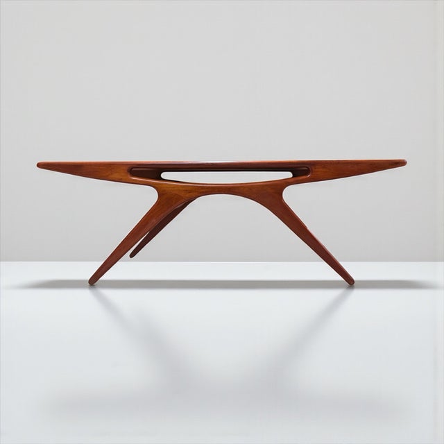 Teak Smile Coffee Table by Johannes Andersen for CFC Silkeborg For Sale - Image 10 of 10