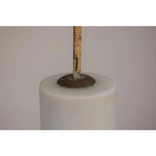 Italian Pendant in Opal and Brass from Stilnovo, 1960s For Sale - Image 10 of 11