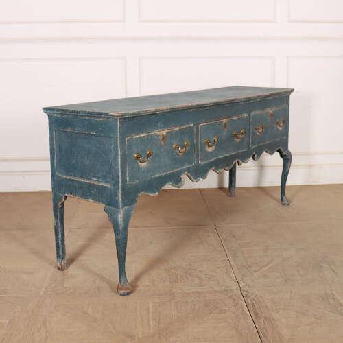 English Painted Dresser Base For Sale - Image 9 of 15