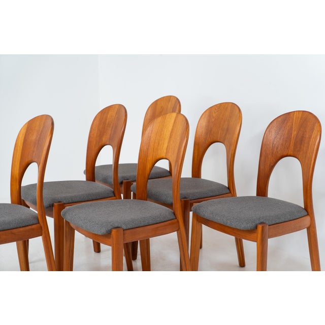 Niels Koefoed Morten Dining Chairs by Niels Koefoed, Set of 6 For Sale - Image 4 of 11