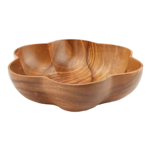 Hawaiian Hand Carved Bowl of Figured Monkey Pod Wood, 1950
