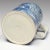 Blue Antique Early 19th Century English George III Staffordshire Pearlware Blue & White Pottery Porter's Tankard Mug Circa 1820 For Sale - Image 8 of 10