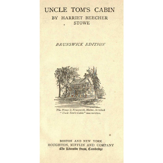 1879 Uncle Tom S Cabin Collectible Book Chairish