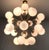 Metal 21st Century Nova Natural Brass Glossy White Murano Sputnik Chandelier by Fabio LTD For Sale - Image 7 of 7