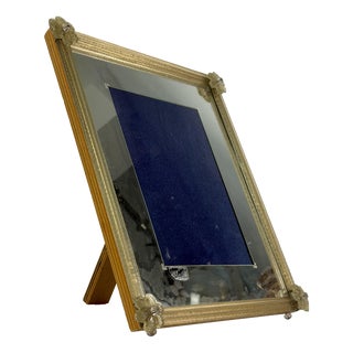 Mid-Century Murano Glass Photograph Holder by Ongaro & Fuga, 1954 For Sale