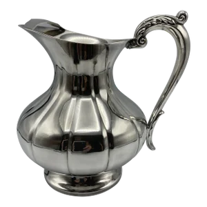 Vintage Sheffield Silver Plated Pitcher With Ice Stop