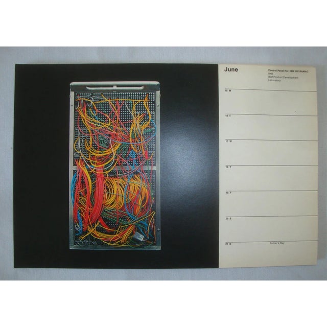 1970 MidCentury Modern Design Lucite Calendar For Sale - Image 11 of 13