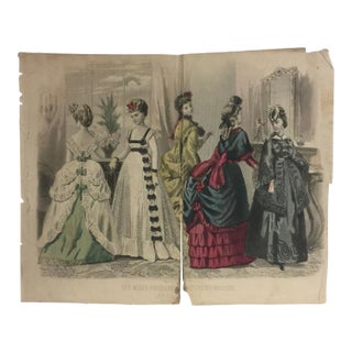 1870 Ad for Les Modes Parisienne For Sale