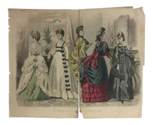 1870 Ad for Les Modes Parisienne