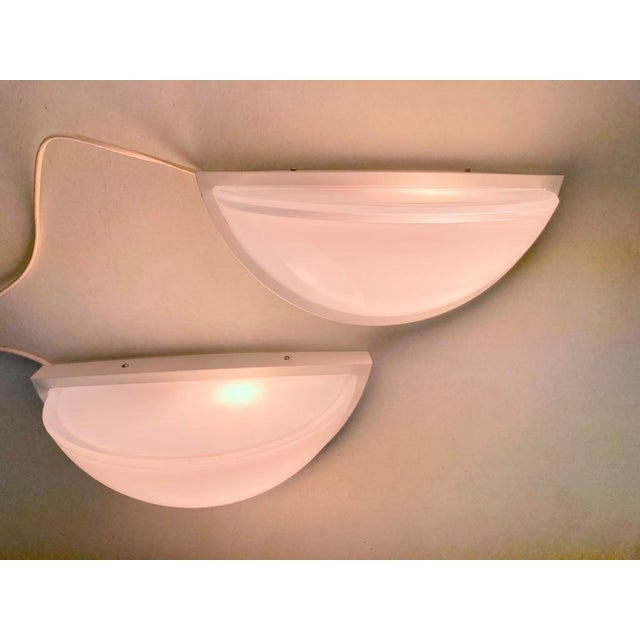 Wall Lamps from Glashütte Limburg, 1970s-1980s Design, Set of 2 For Sale - Image 6 of 13