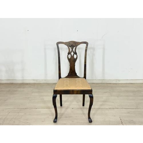Antique Chippendale Chairs in Fine Mahogany, 1900, Set of 5 For Sale - Image 12 of 14