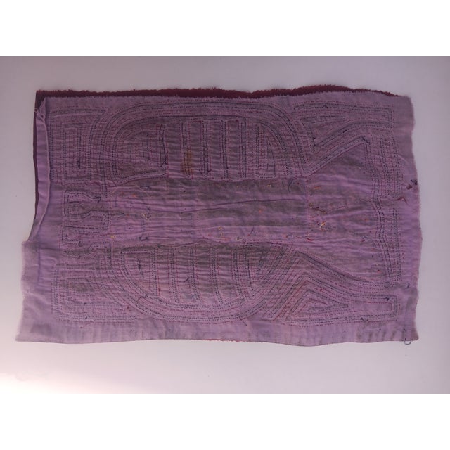Mola Fabric by Cuna Indians from San Blas Island, Panama, 1970s, in Very Good conditions. Designed 1970 to 1979