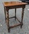 Mid 20th Century Mid-Century Walnut Turned Legs Floor Candle Stand / Plant Stand / Side Table For Sale - Image 5 of 11
